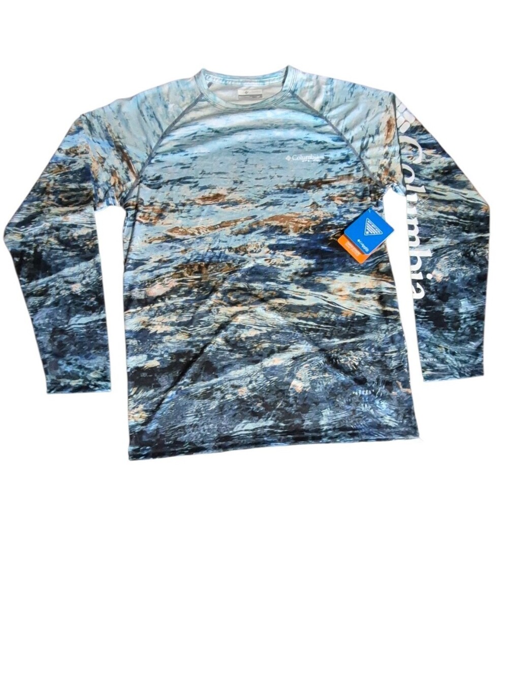 Columbia PFG OmniShade Super Terminal Tackle Long Sleeve Shirt 50 UPF NWT Size S